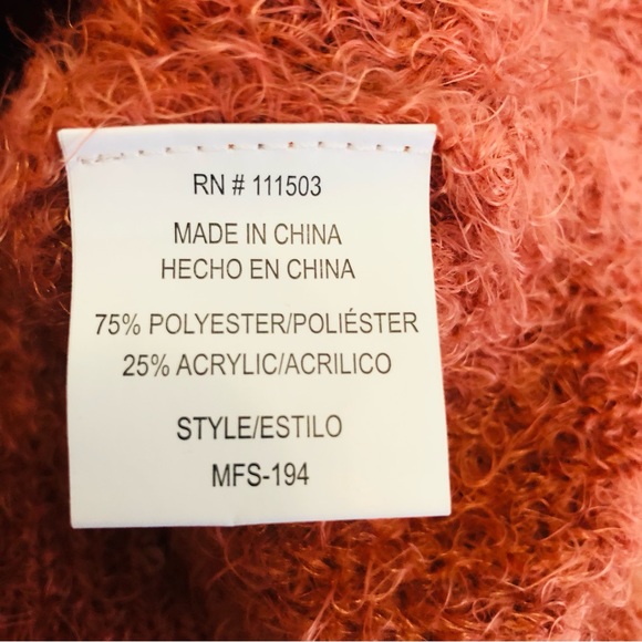 Francesca’s Snails and Cinnamon Off the Shoulder Fuzzy Sweater - Picture 7 of 7